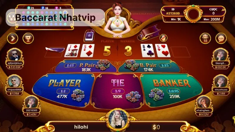 Chiến thuật chơi Baccarat Nhatvip hiệu quả