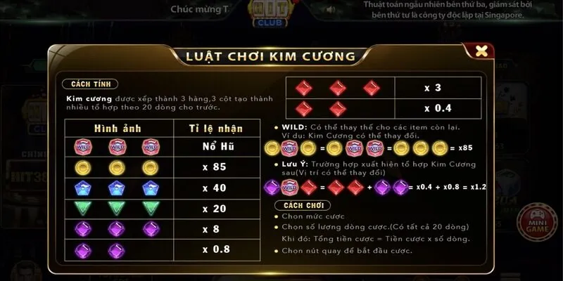 Hướng dẫn chi tiết các bước cơ bản để tham gia game Kim Cương